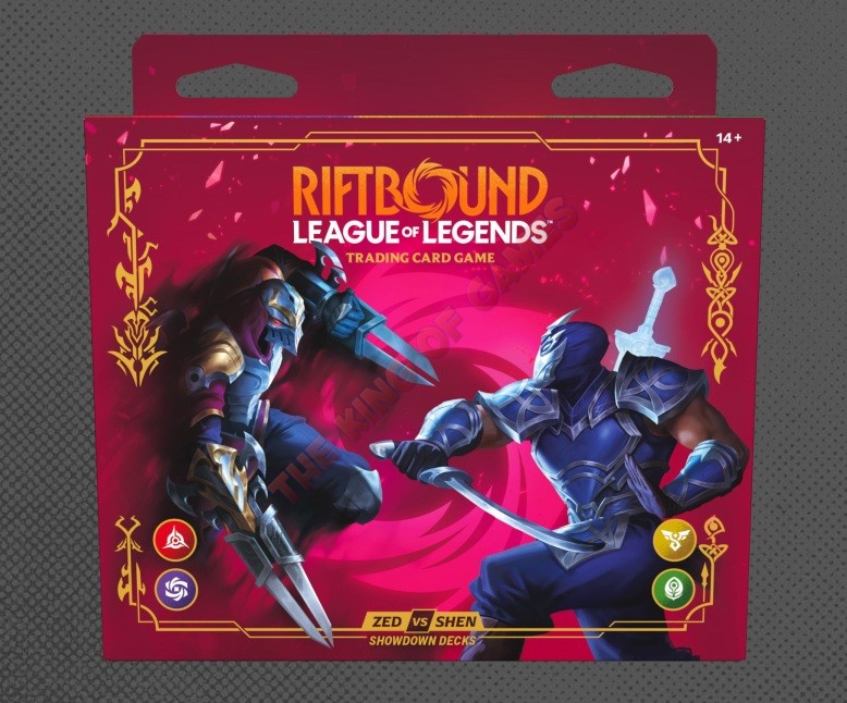 Riftbound League of Legends TCG - Vendetta Showdown Decks Zed vs Shen ENG