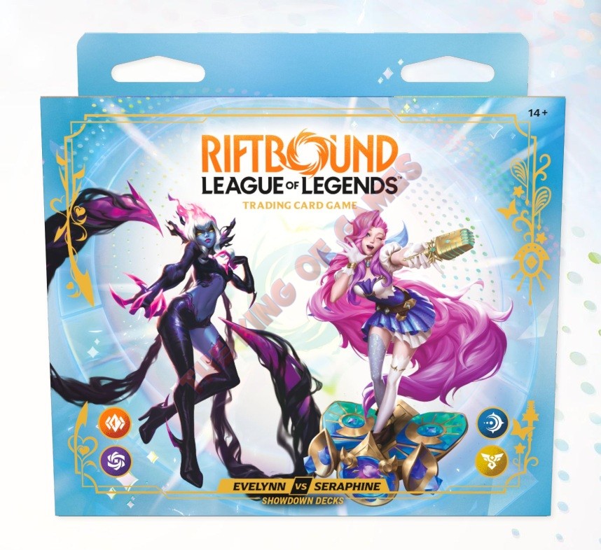 Riftbound League of Legends TCG - Radiance Showdown Decks Evelynn vs Seraphine ENG