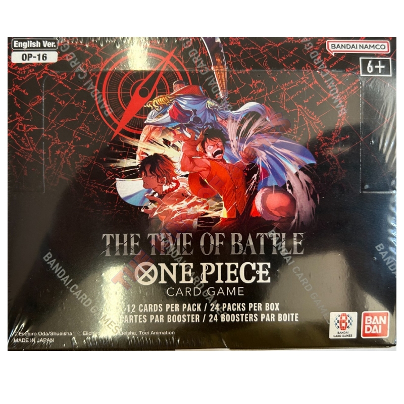 One Piece Card Game OP-16 - The Time of Battle (Box 24 Buste) ENG