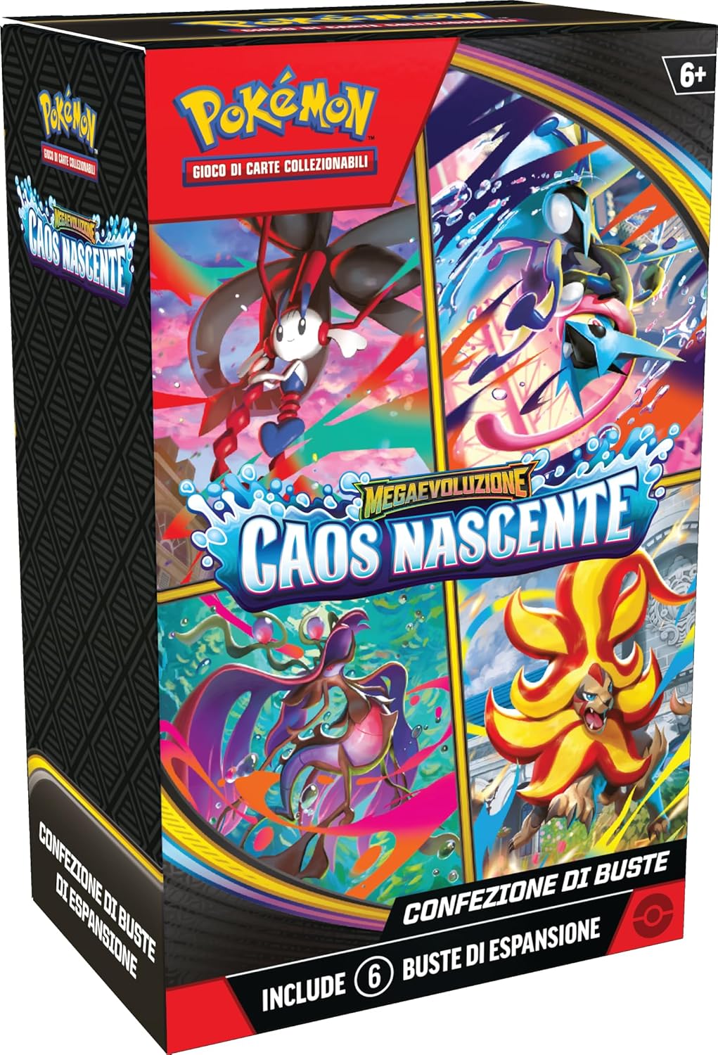 Pokémon Megaevoluzione M4 Caos Nascente Bundle 6 Buste ITA