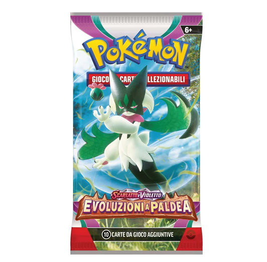 Pokémon Scarlatto e Violetto - Evoluzioni a Paldea (Busta 10 Carte) ITA