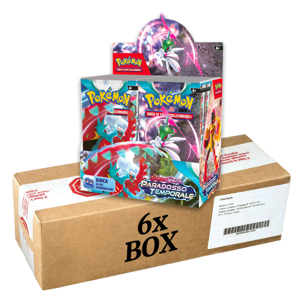 Pokémon Scarlatto e Violetto Paradosso Temporale (Case 6 Box) ITA