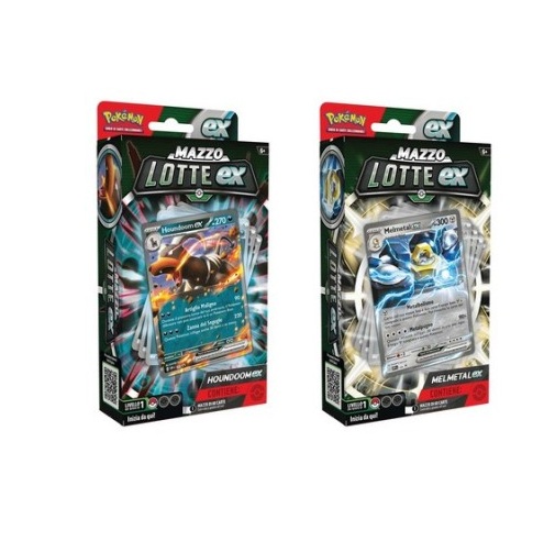 Pokémon Mazzi Lotte EX Melmetal EX e Houndoom EX ITA
