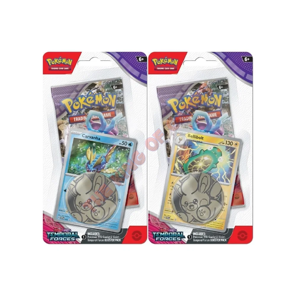 Pokémon Scarlatto e Violetto Cronoforze Blister con Busta e Promo ENG