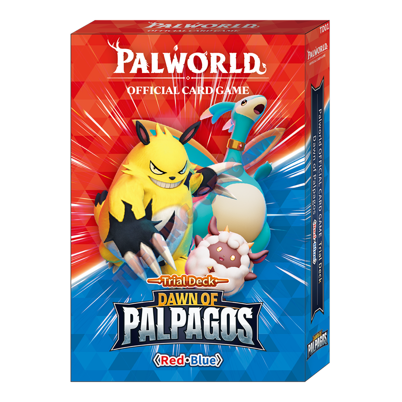 Parlword Official Card Game - TD01 - Dawn of the Palpagos Trial Deck 01 Red-Blue ENG