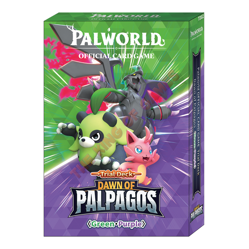 Parlword Official Card Game - TD02 - Dawn of the Palpagos Trial Deck 02 Green-Purple ENG