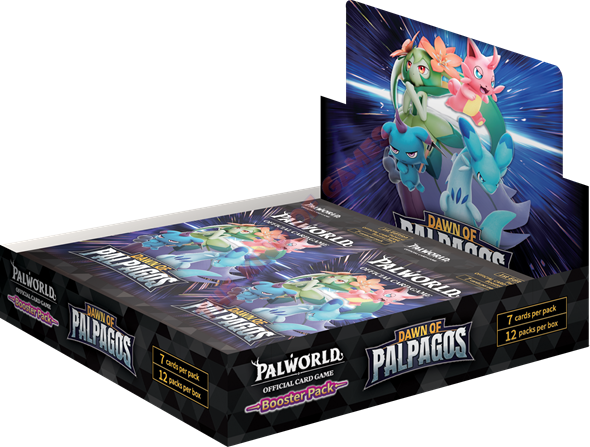 Palworld Official Card Game - BP01 - Dawn of the Palagos (Box 12 Buste) ENG