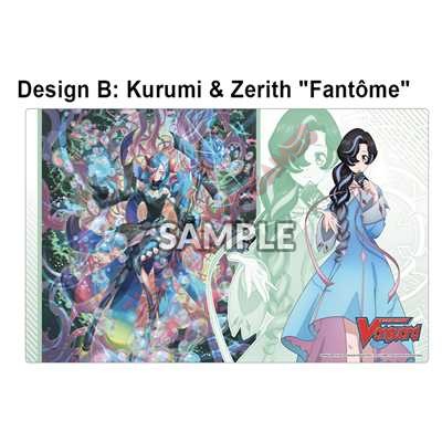 Rubber Playmat Vol. 20 CARDFIGHT!! VANGUARD Divinez Parallactic Clash Design B - Kurumi & Zerith "Fantôme"