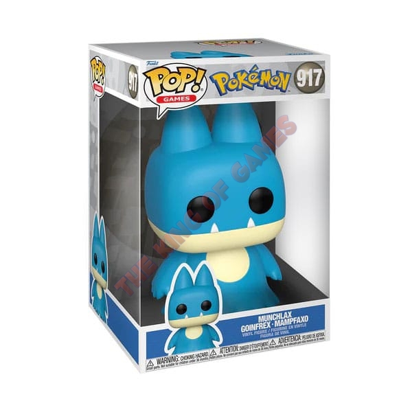 FUNKO POP! 917 - Pokémon Super Sized Jumbo POP! Vinyl Figure Munchlax (EMEA) 25 cm