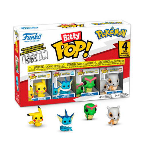 Pokémon Bitty POP! Vinyl Figure 4-Pack Series 1 2 cm