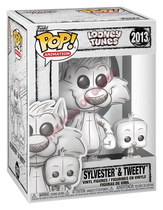 FUNKO POP! 2013 Looney Tunes POP!&Buddy Animation Vinyl Figure Sylvester&Tweety 9 cm