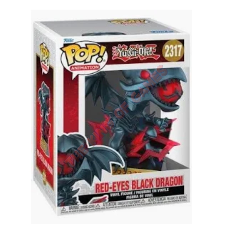 YU-GI-OH! S8-POP FUNKO PREMIUM VINYL FIGURE 2317 RED EYES BLACK DRAGOM 9 CM