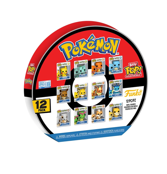 FUNKO POP! Bitty POP! Pokémon - Multi Pack 12 pezzi