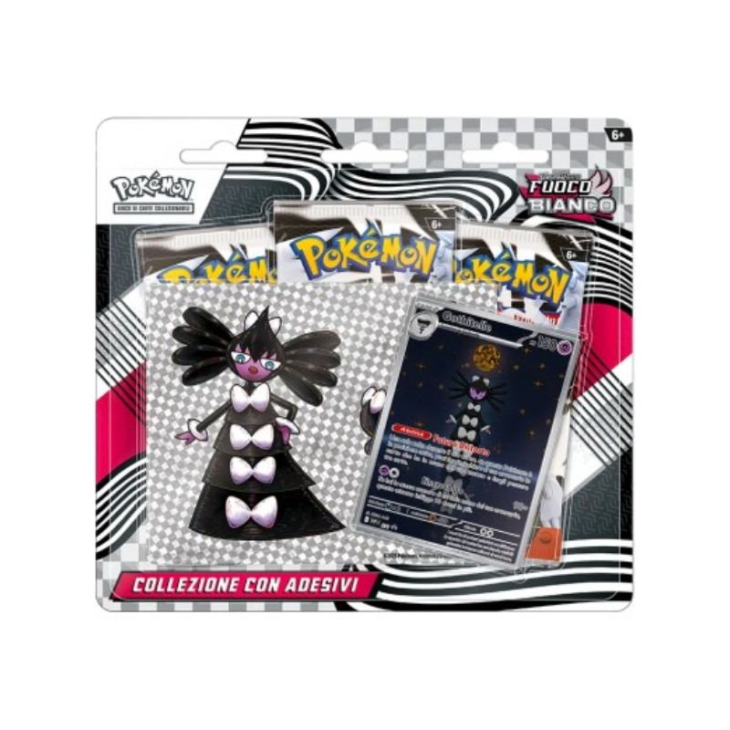 Scambia e Gioca - Anno 27 Numero 289 - Pokémon Fuoco Bianco Collezione con Adesivi Gotithelle ITA