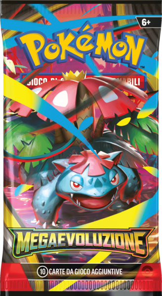 Scambia & Gioca Giallo - Anno 25 Numero 295 - Pokémon Megaevoluzione Busta