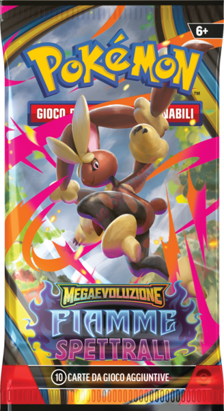 Scambia & Gioca Giallo - Anno 25 Numero 295 - Pokémon Megaevoluzione Fiamme Spettrali Busta