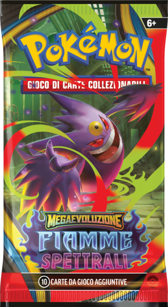 Scambia & Gioca Giallo - Anno 25 Numero 295 - Pokémon Megaevoluzione Fiamme Spettrali Busta