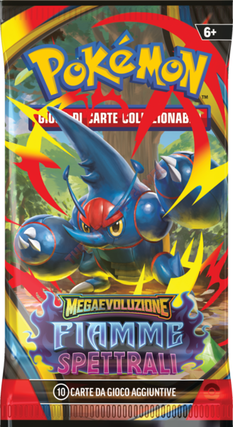 Scambia & Gioca Giallo - Anno 25 Numero 295 - Pokémon Megaevoluzione Fiamme Spettrali Busta