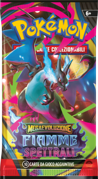 Scambia & Gioca Giallo - Anno 25 Numero 295 - Pokémon Megaevoluzione Fiamme Spettrali Busta