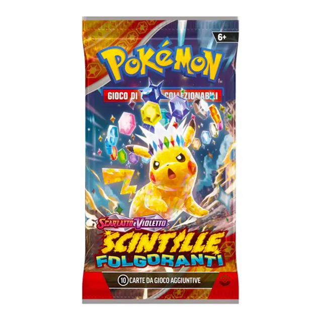 Top Collection Pokémon GCC Scarlatto e Violetto Scintille Folgoranti - Anno 03 Numero 024 - Pokémon Scarlatto&Violetto Scintille Folgoranti Busta