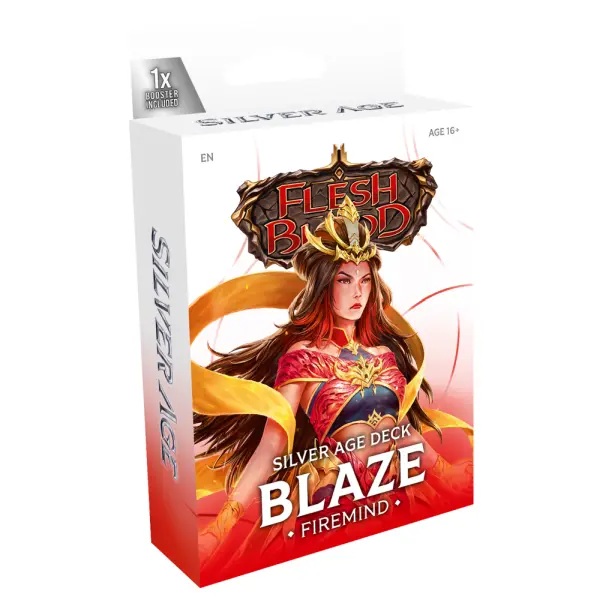 Flesh and Blood - Silver Age Chapter 3 Deck Blaze Firemind (Mazzo con Bustina Inclusa) ENG