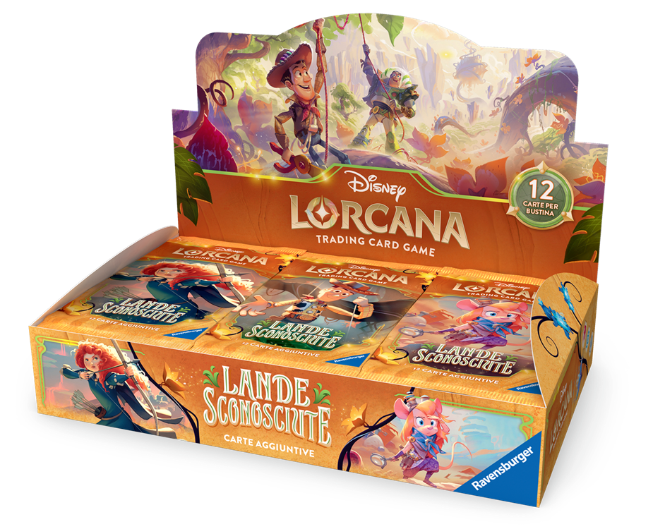 Disney Lorcana - Set 12 - Lande Sconosciute (Box 24 Buste) ITA