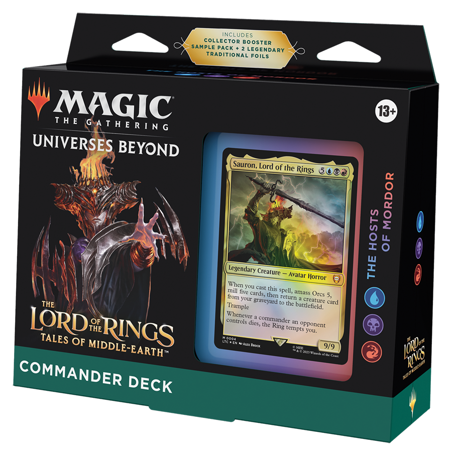 Magic: The Gathering Universes Beyond - Il Signore degli Anelli: Racconti della Terra di Mezzo Commander Deck Gli Eserciti di Mordor ENG