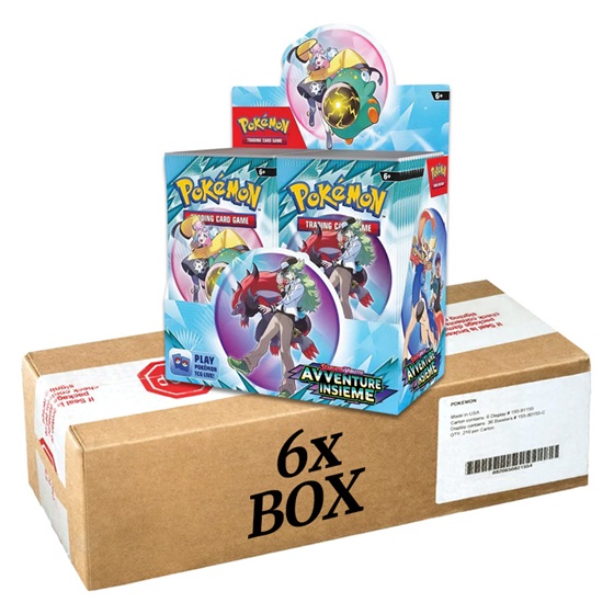 Pokémon Scarlatto e Violetto Avventure Insieme (Case 6 Box) ITA