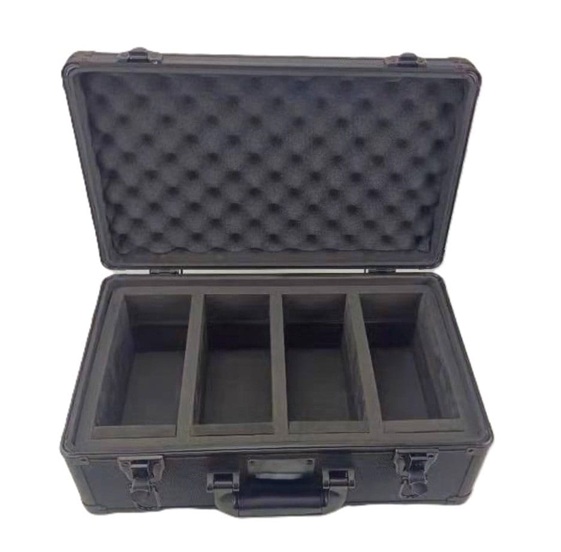 Evoretro XL Valigetta Nera con chiavi per 120 carte gradate con 4 spazi modulari