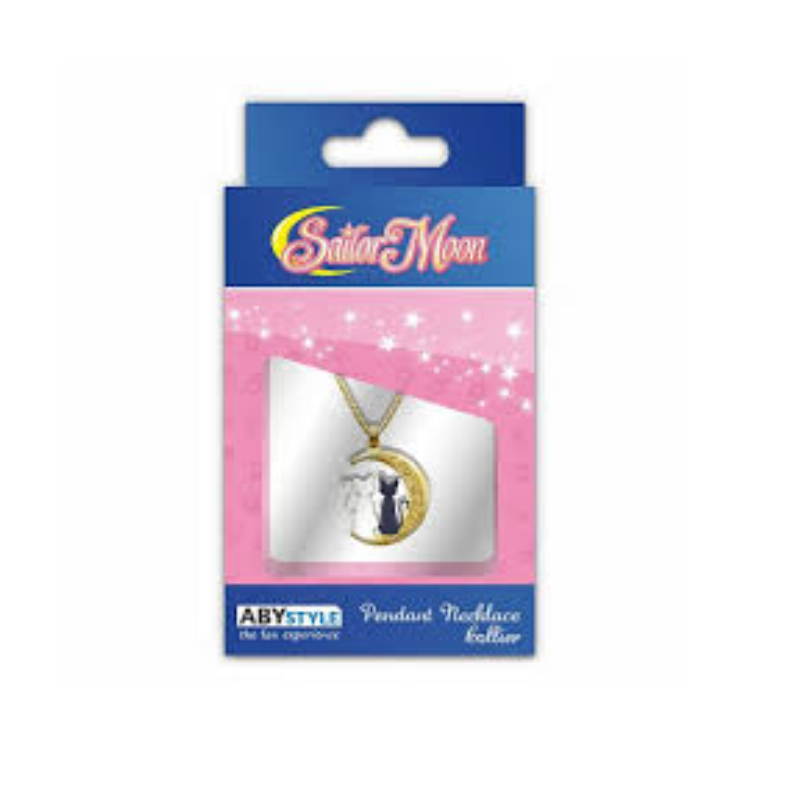 AbyStyle - Sailor Moon Collana con Pendente "Cats on the Moon"