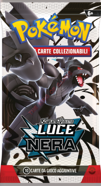 Pokémon Scarlatto e Violetto SV10.5 Luce Nera (Busta 10 Carte) ITA