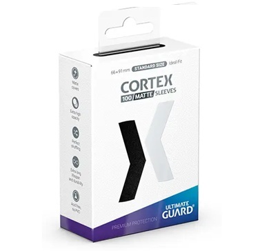 Ultimate Guard Cortex Sleeves Matte Standard Size (100) - Black
