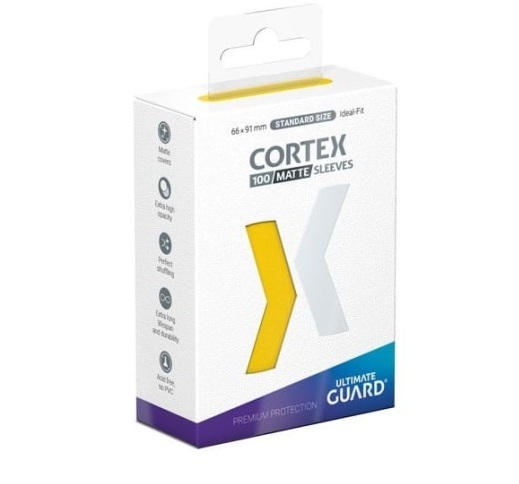 Ultimate Guard Cortex Sleeves Matte Standard Size (100) - Yellow